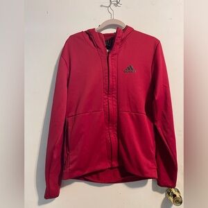 Adidas Crimson Full-Zip‎ Hoodie